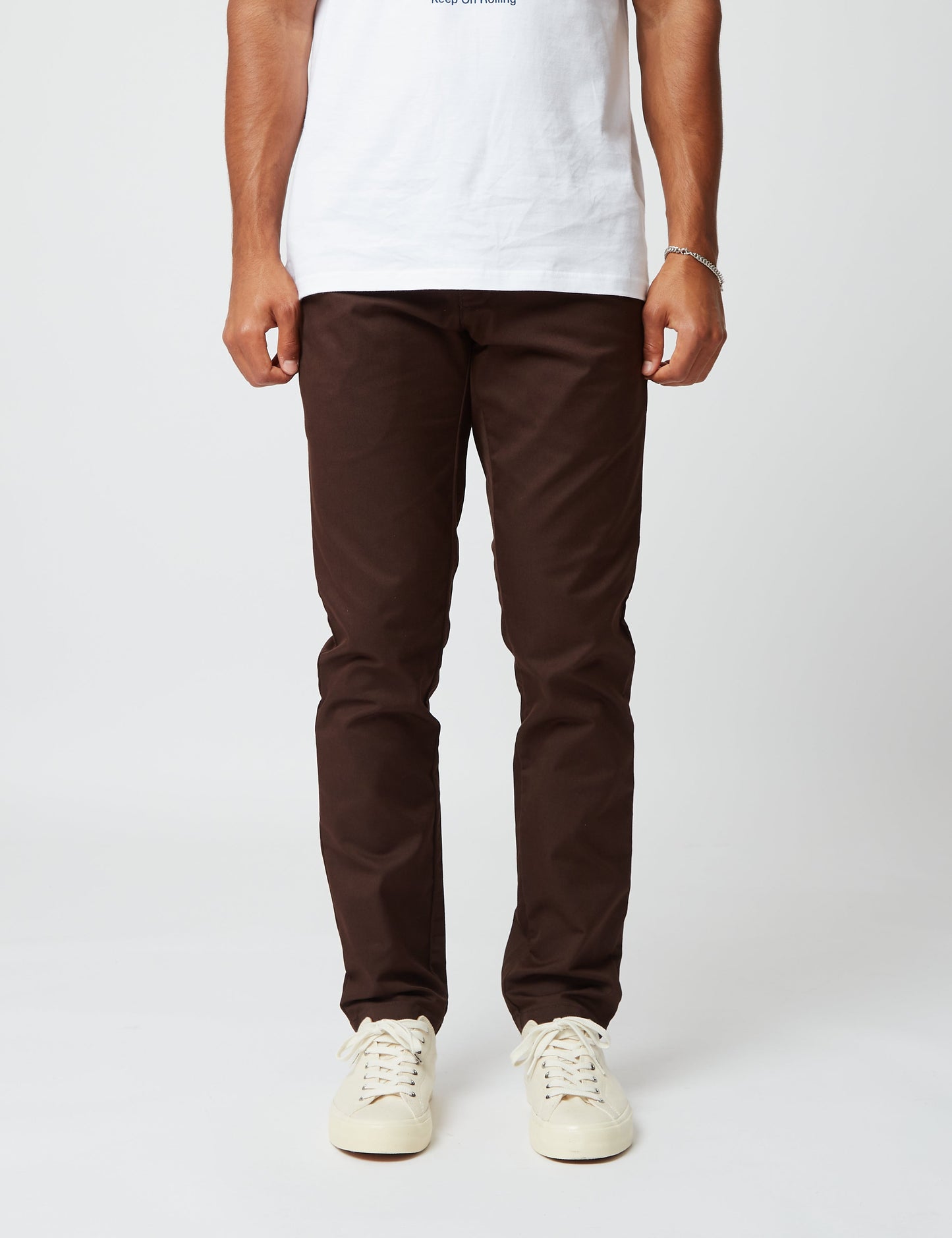 Sid Pant Chino (Slim) - Dark Umber Brown