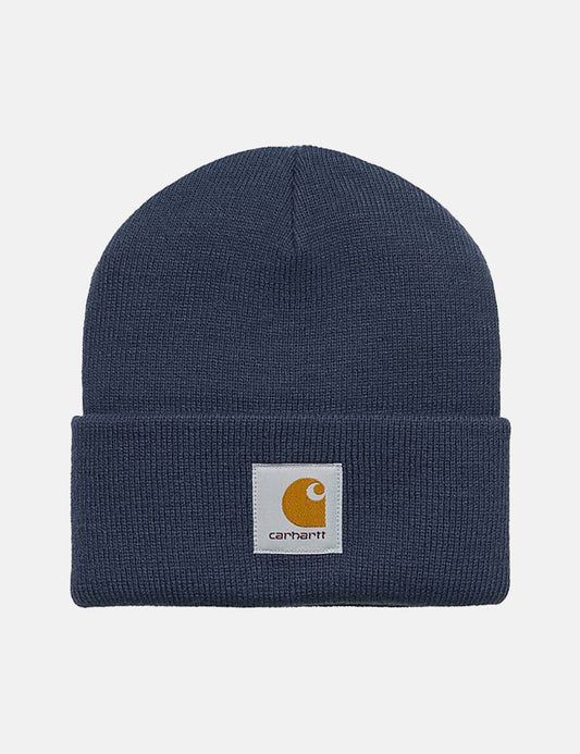 Short Watch Beanie Hat - Enzian Blue