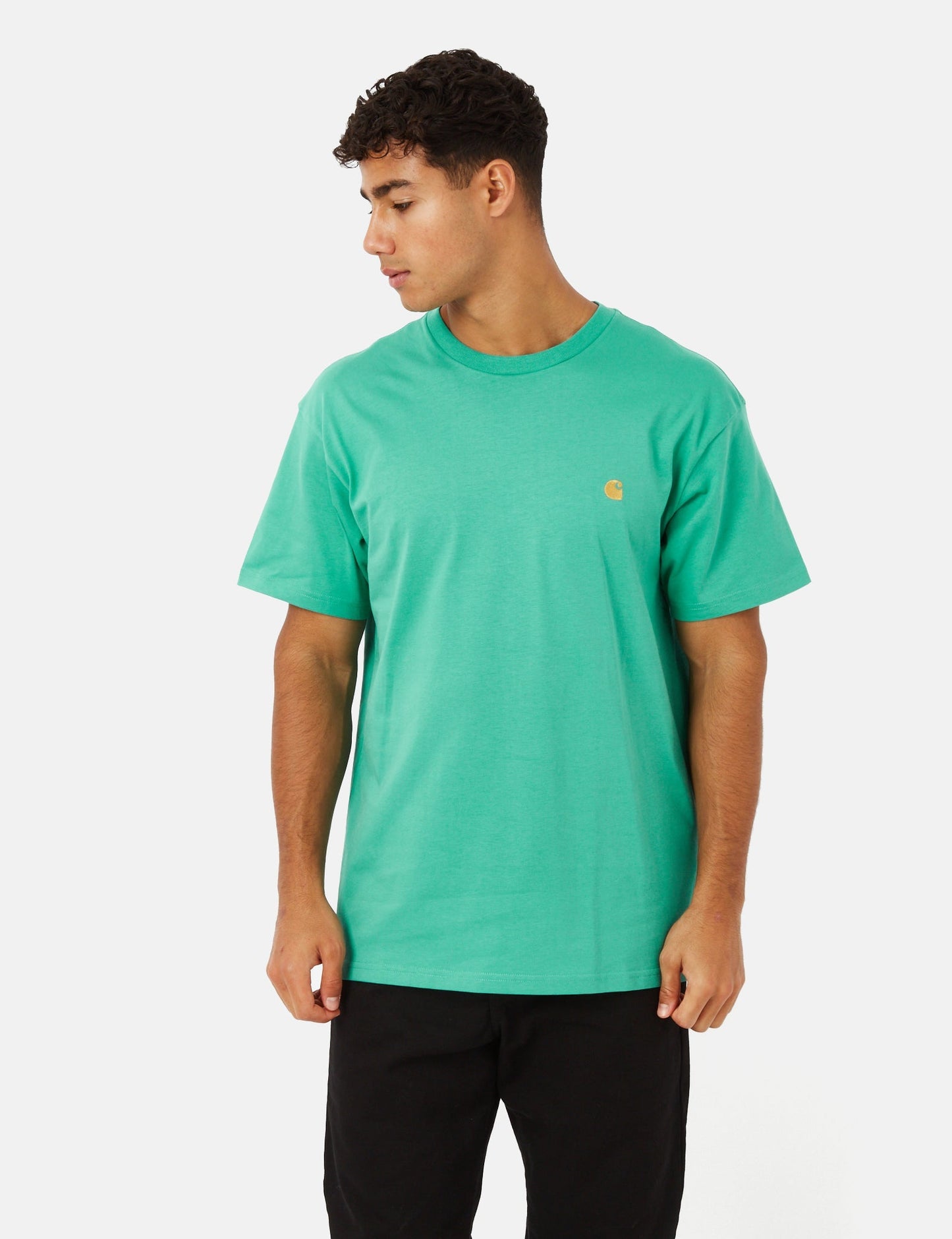 Chase T-Shirt (Loose) - Chervil Green/Gold