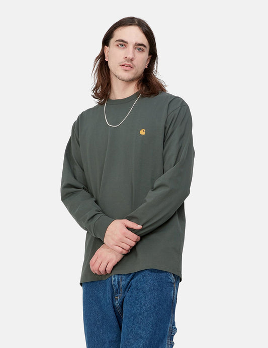 Chase Long Sleeve T-Shirt (Loose) - Jura Green