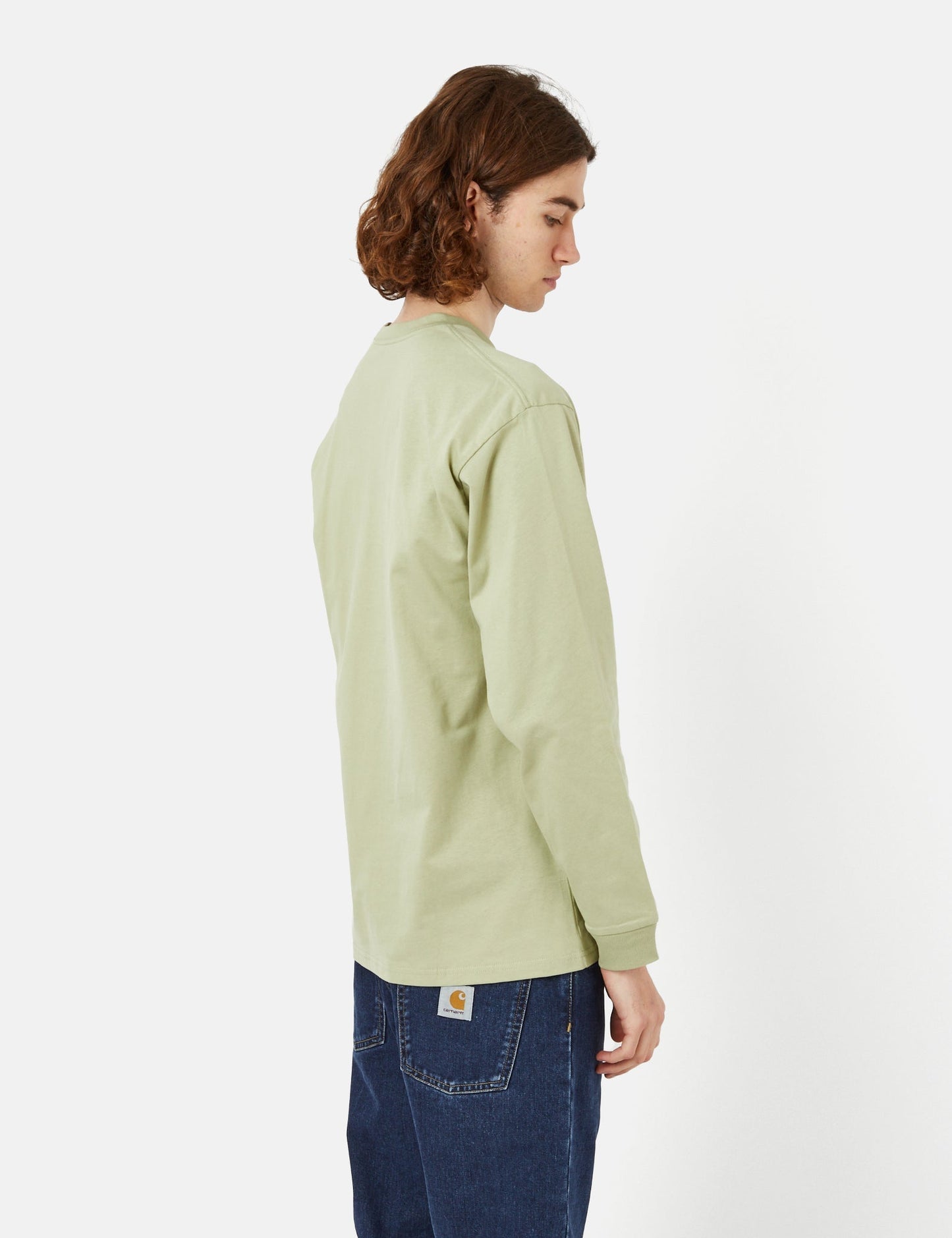 Chase Long Sleeve T-Shirt (Loose) - Agave Green