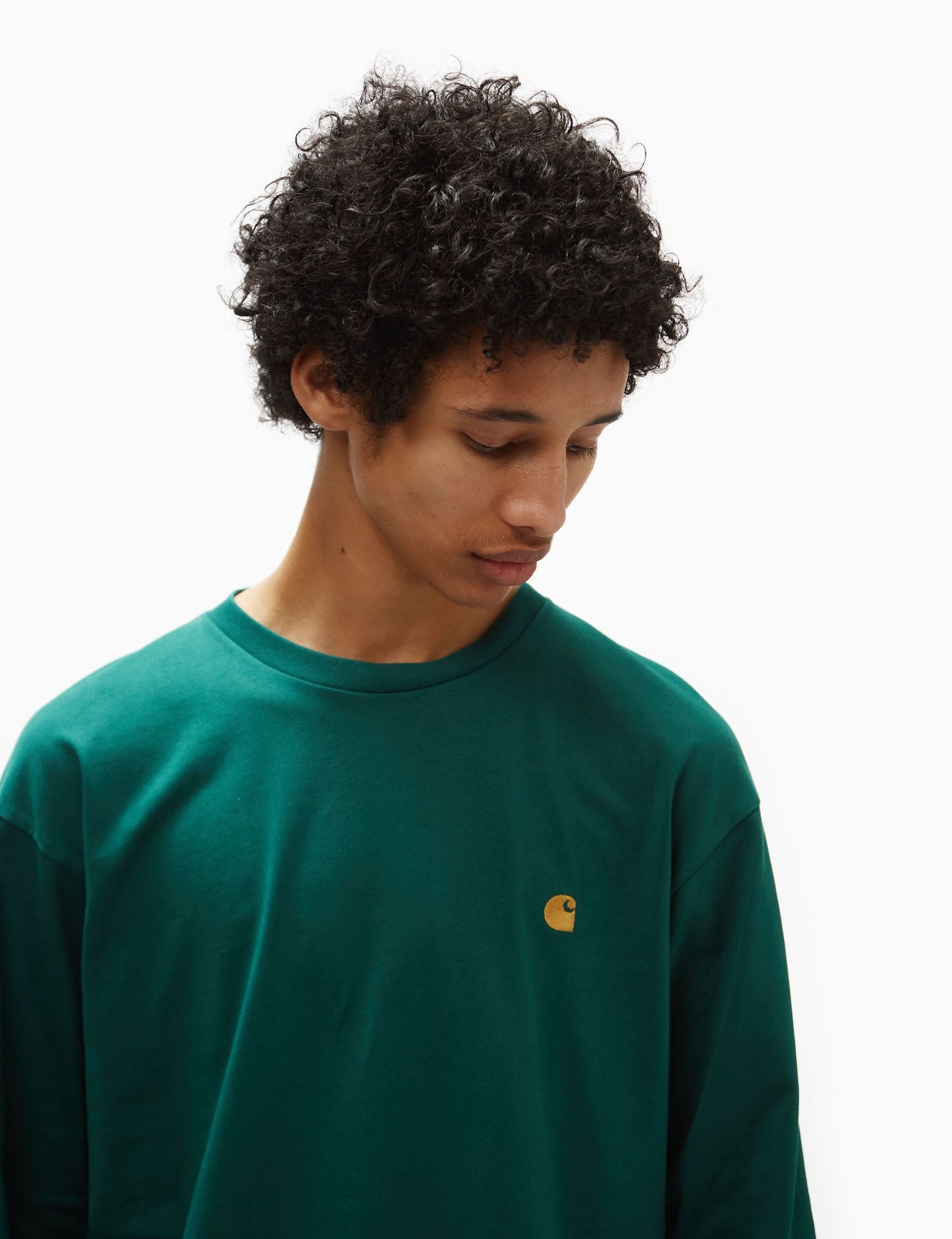 Long Sleeve Chase T-Shirt (Loose) - Chervil Green