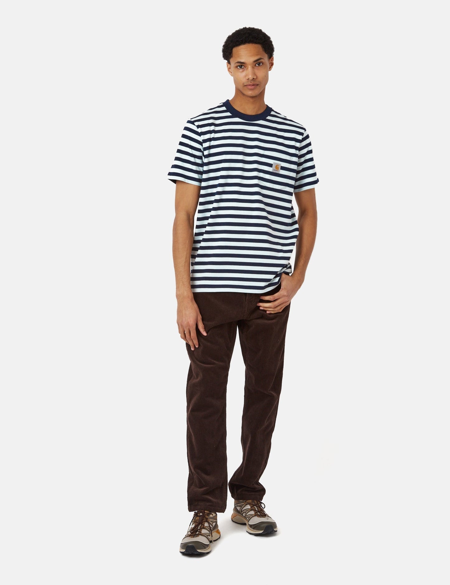 Scotty Stripe Pocket T-Shirt (Regular) - Atom Blue/Icarus Blue