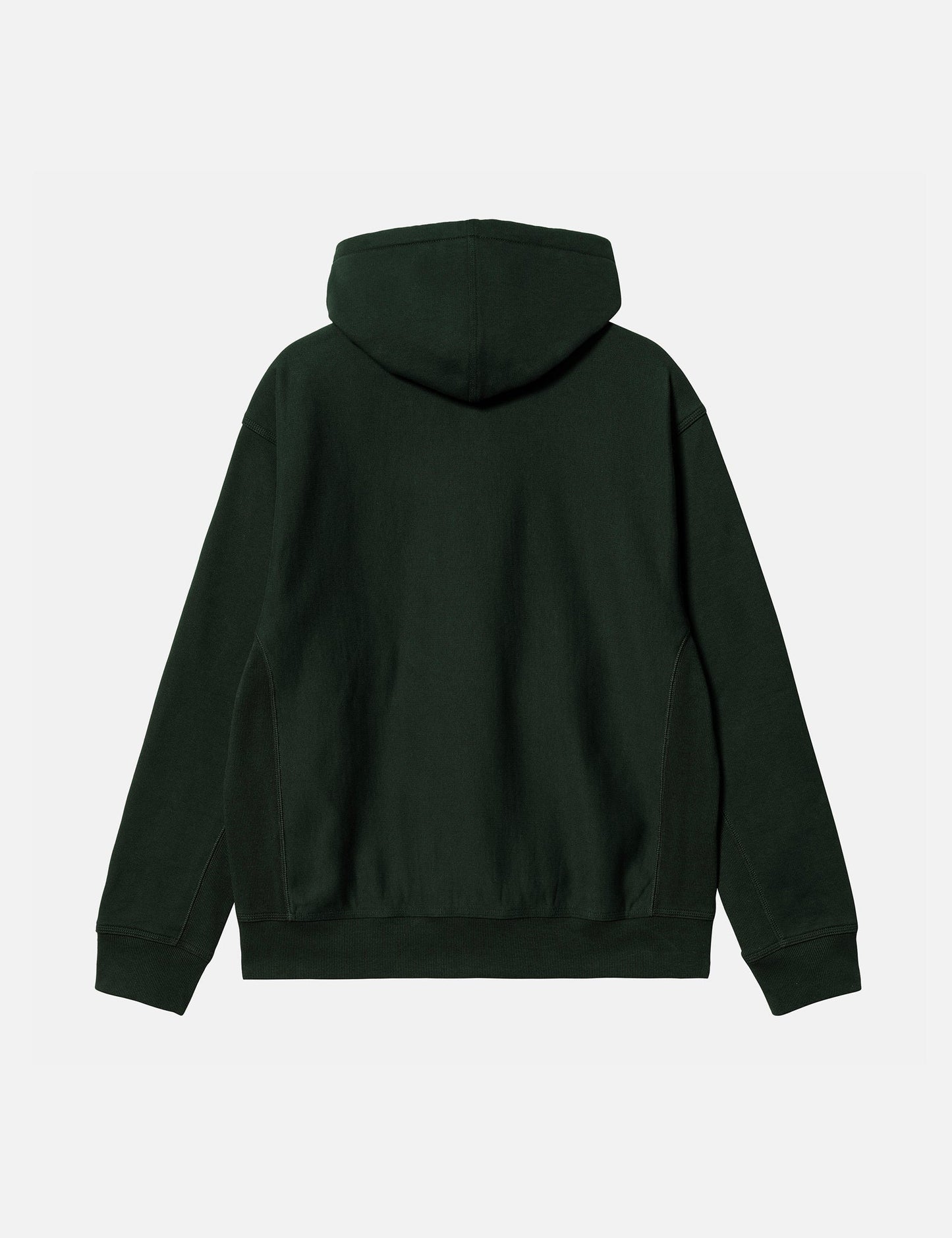 American Script Hooded Sweatshirt - Dark Cedar Green