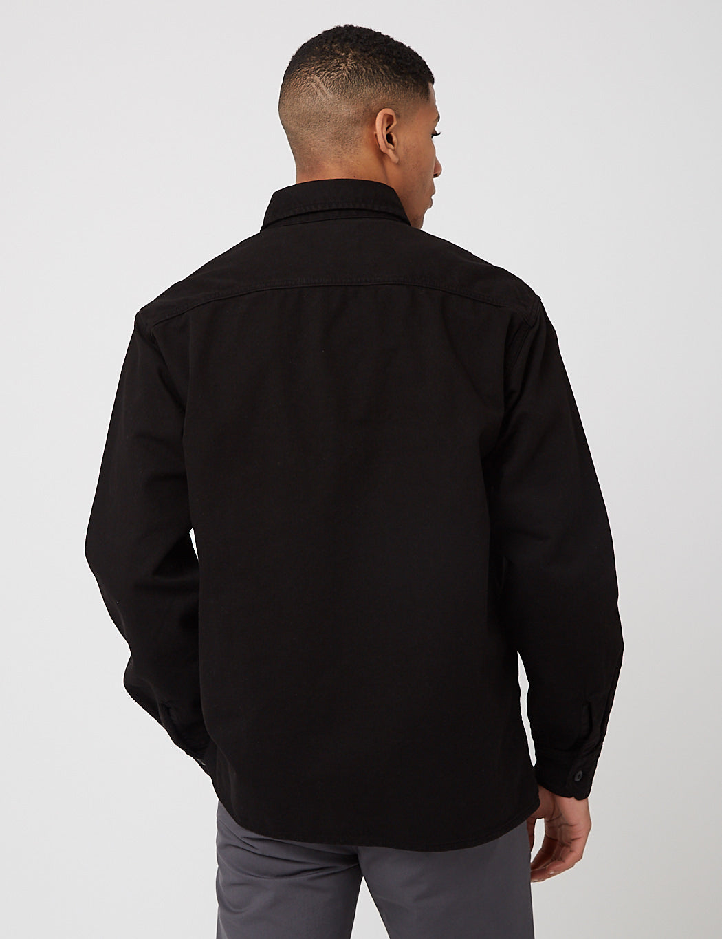 Reno Shirt Jacket (Garment Dyed) - Black