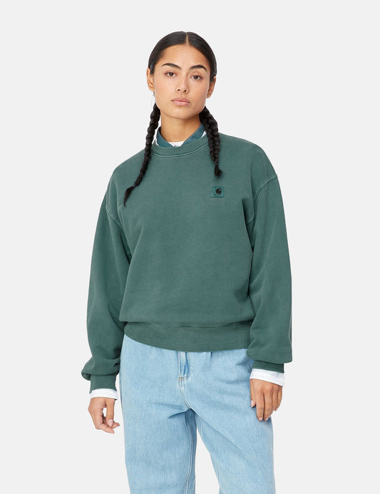 Womens Nelson Sweatshirt - Botanic Green