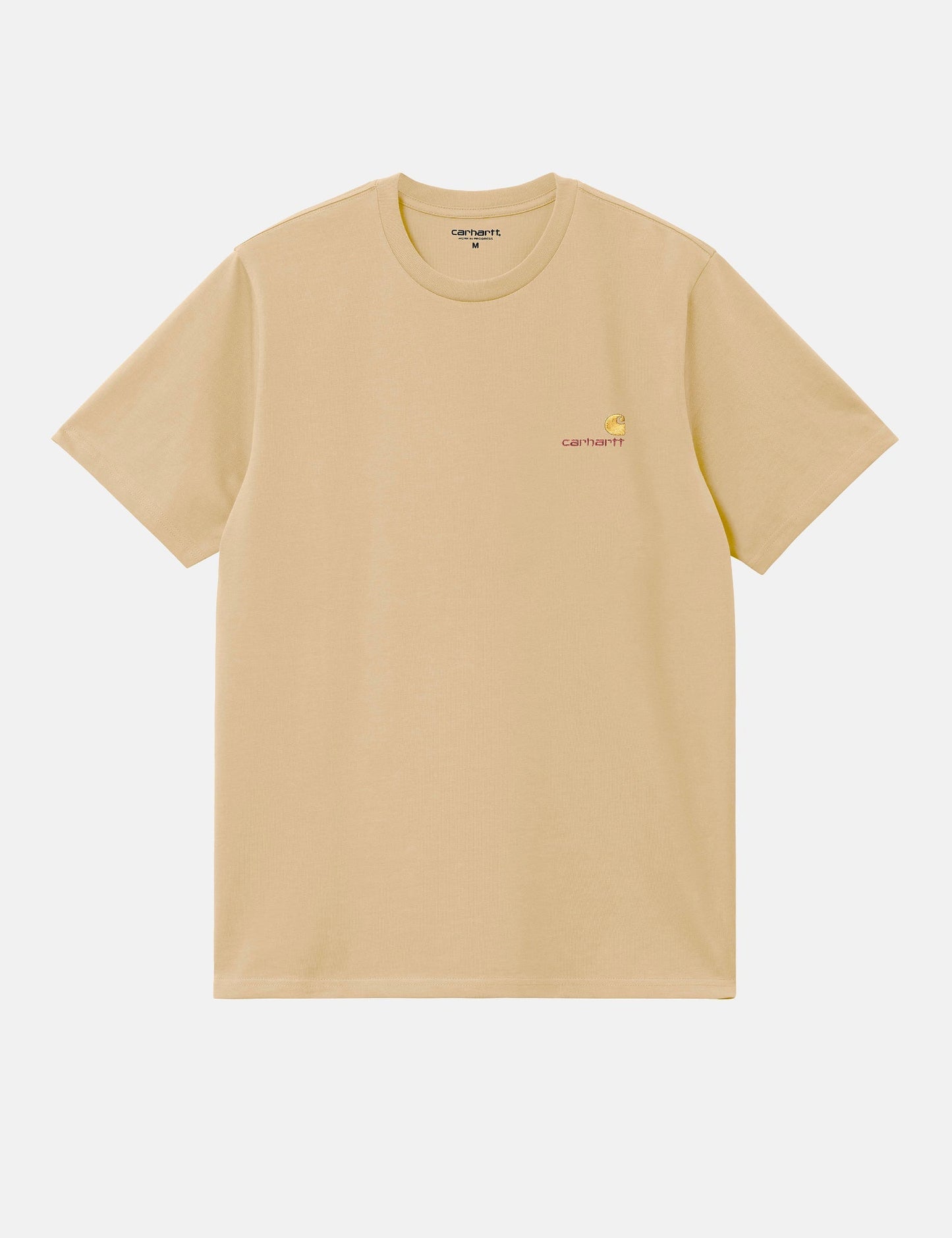 American Script T-Shirt (Loose) - Rattan Beige