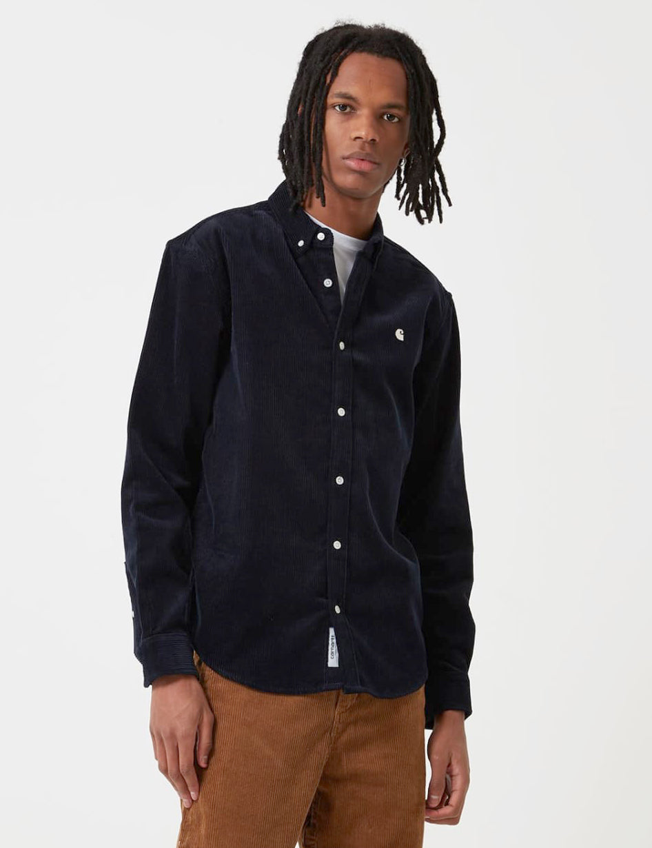 Madison Cord Shirt - Hamilton Brown/Black