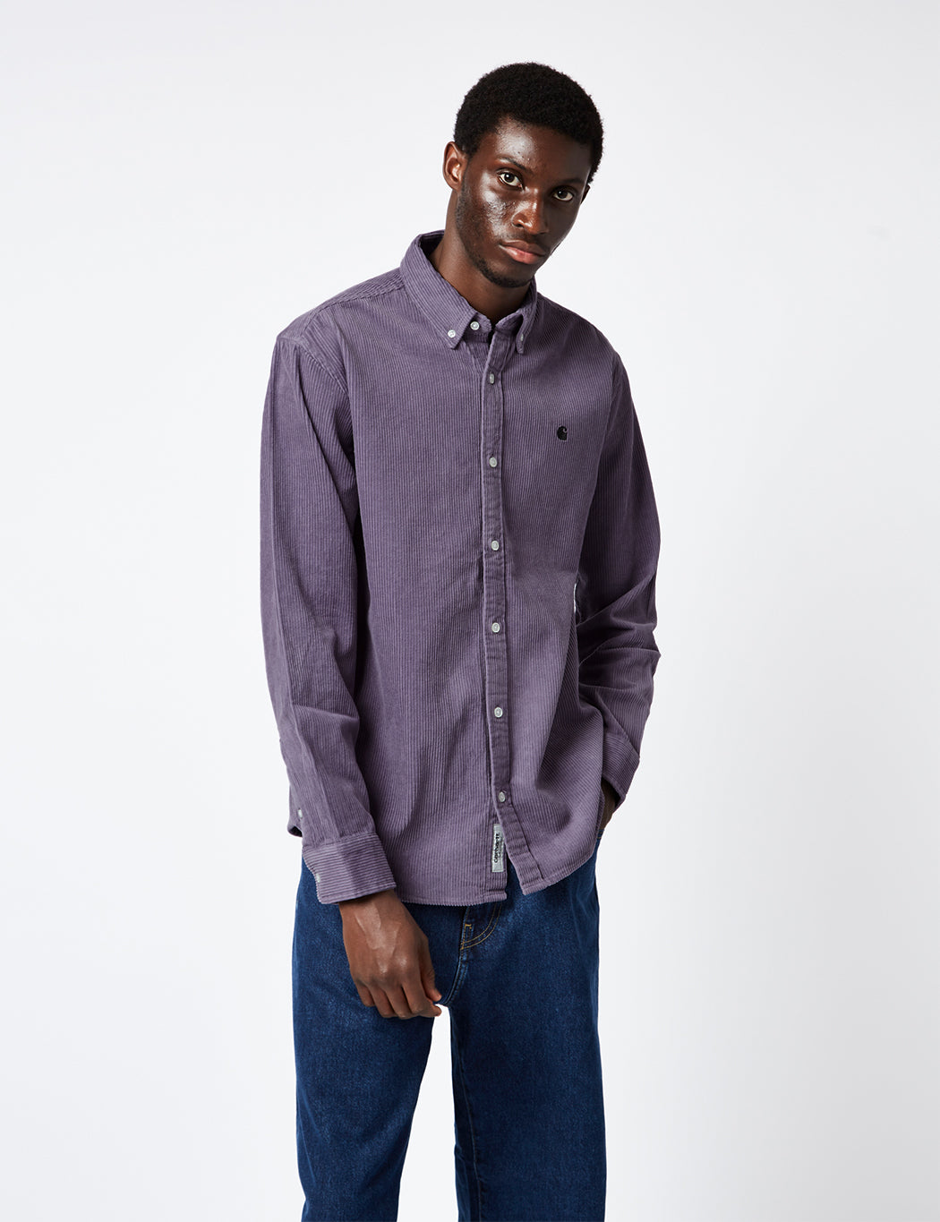 Madison Shirt (Fine Cord) - Glassy Pink