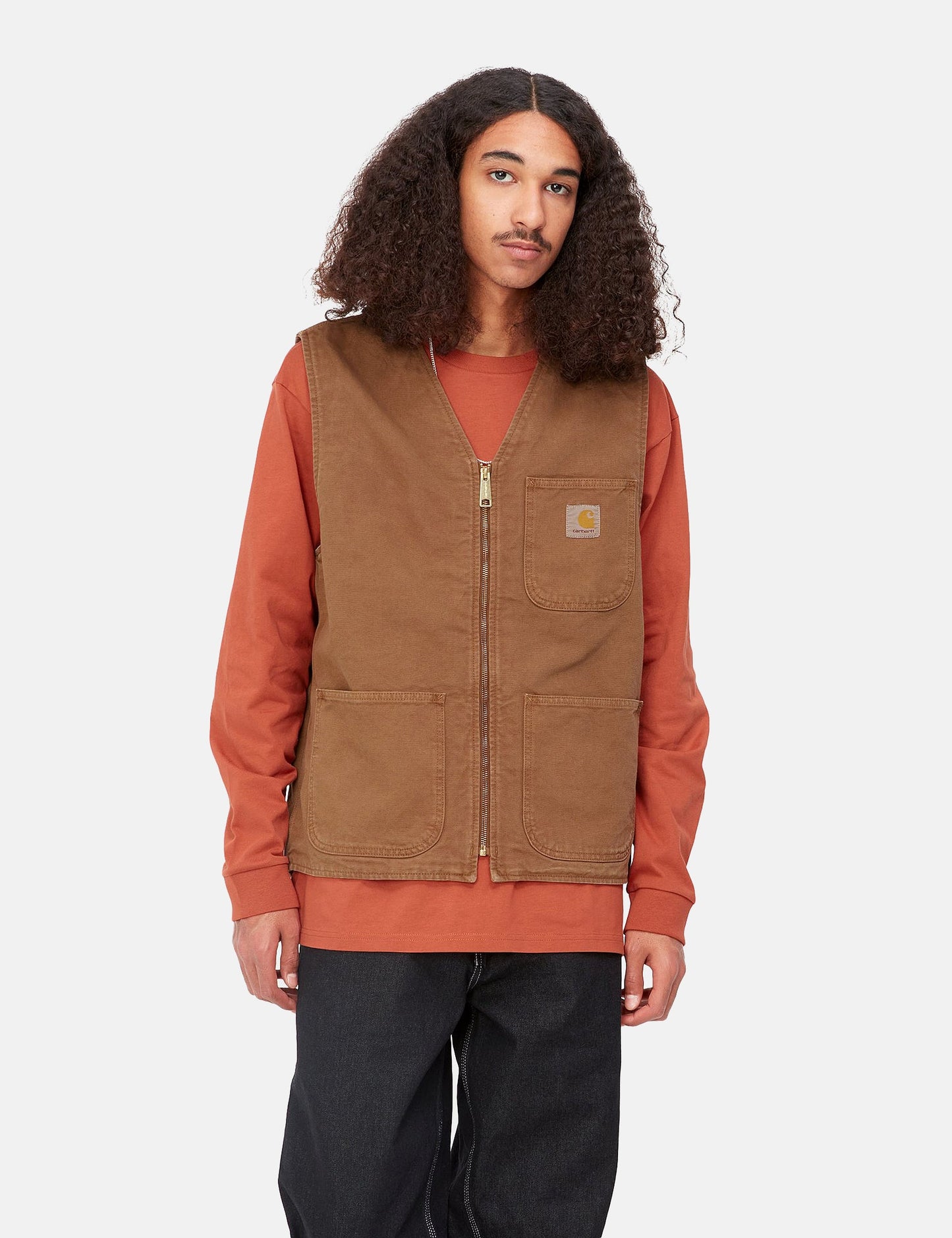 Arbor Vest - Bourbon Brown Aged Canvas