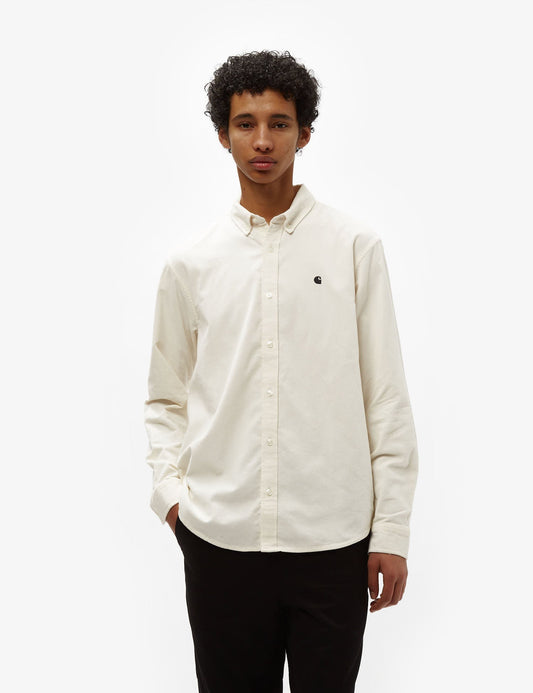 Madison Fine Cord Shirt (Regular) - Wax/Black