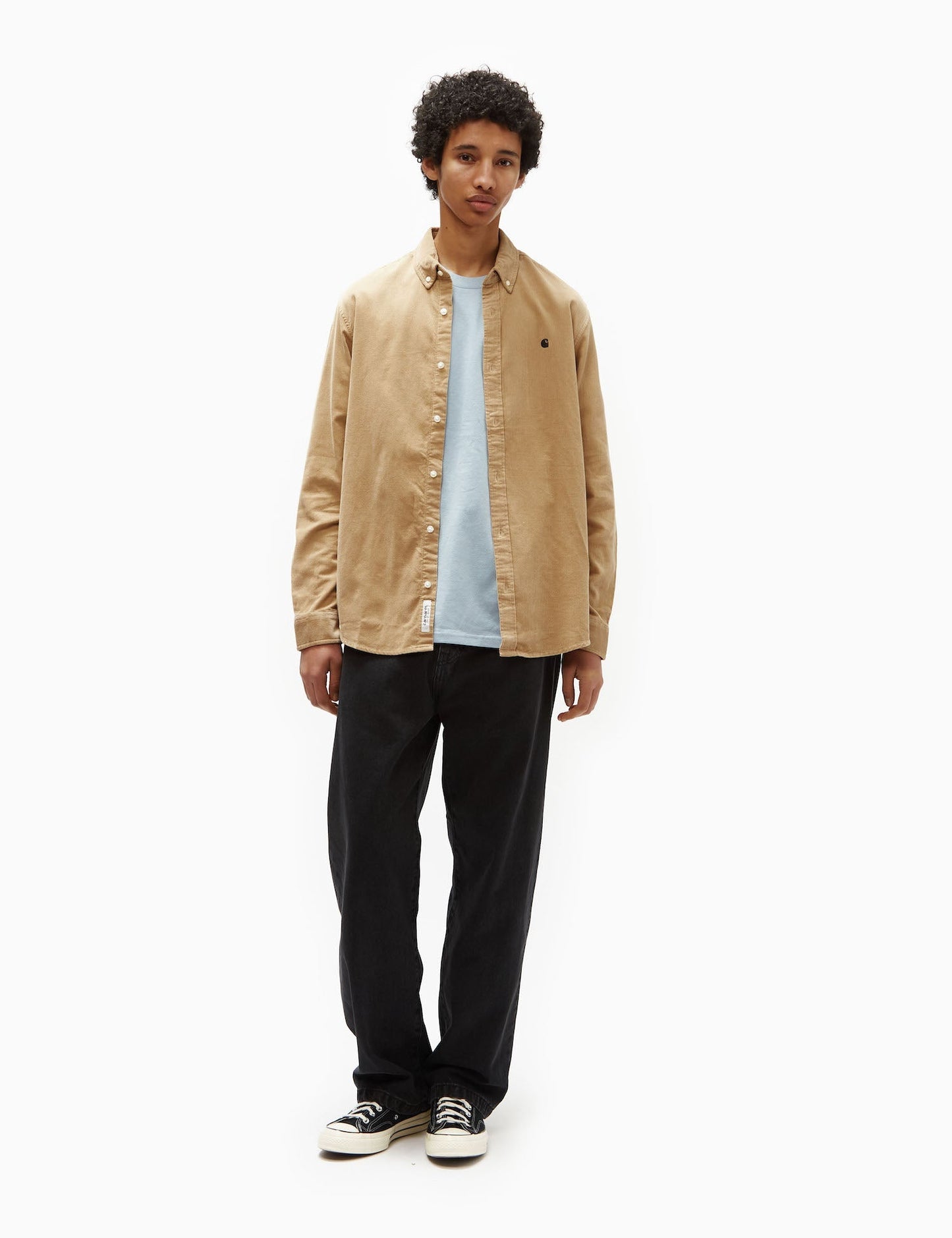 Madison Fine Cord Shirt (Regular) - Sable Khaki