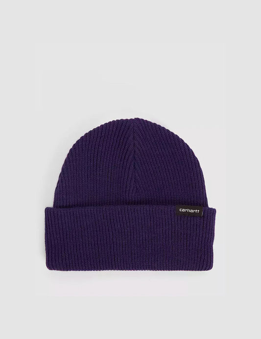 Gordan Beanie Hat - Cassis Blue