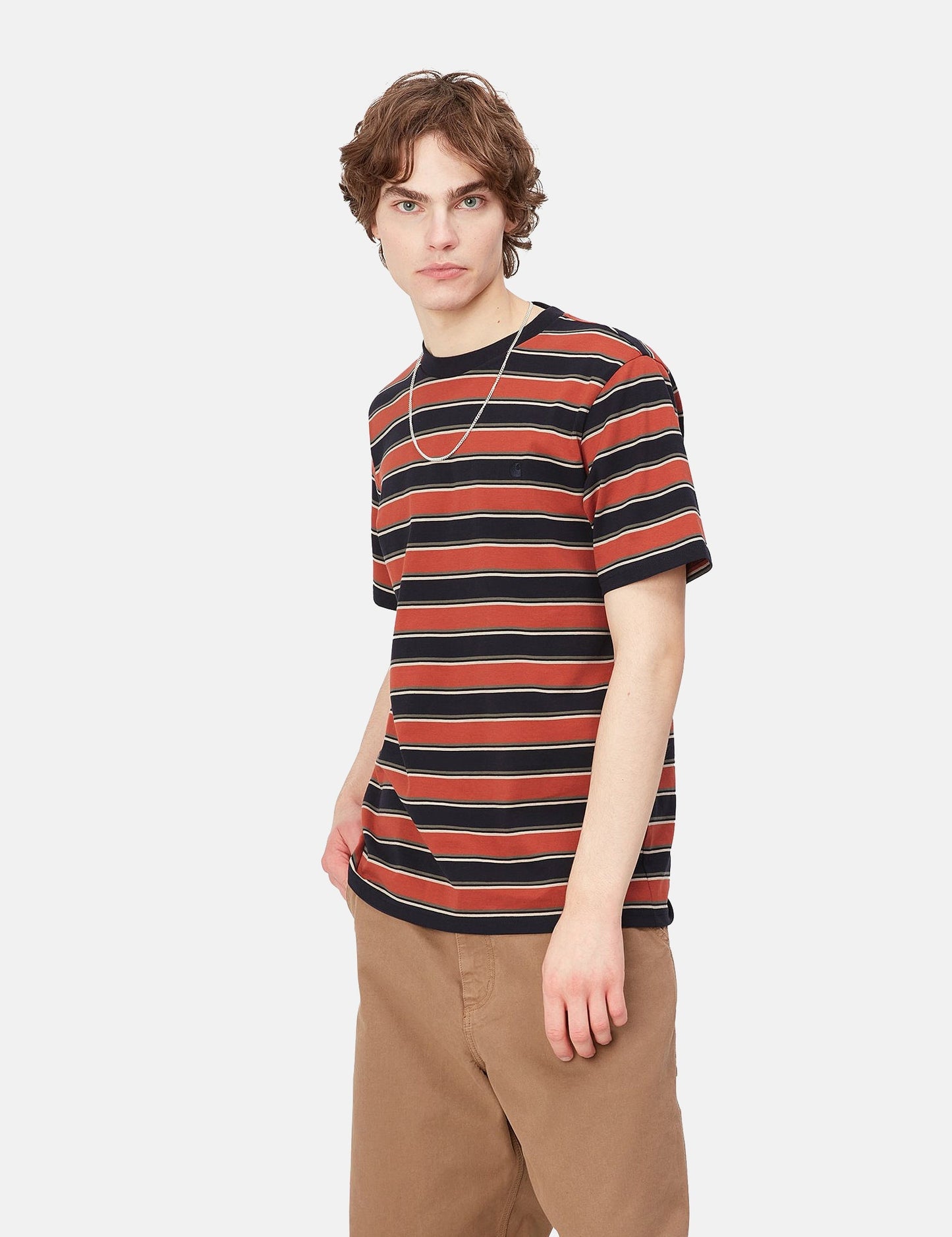 Leone T-Shirt (Leone Stripe) - Bluefin