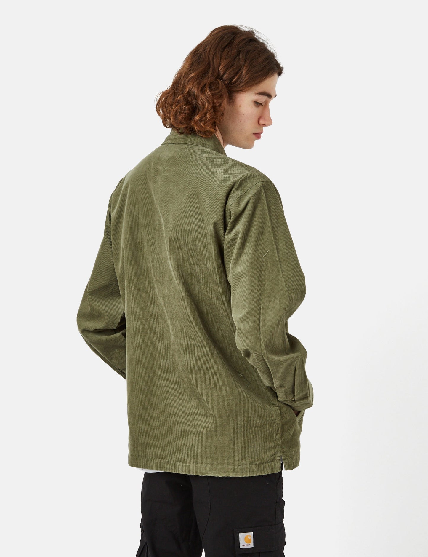 Dixon Shirt Jacket (Cord) - Dollar Green