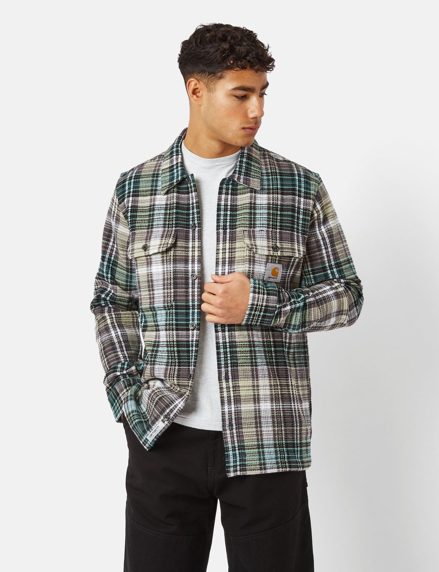 Valmon Shirt (Regular) - Valmon Check/Botanic Green