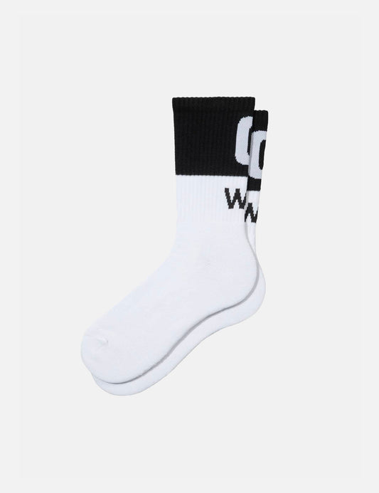 WIP Socks - White/Black