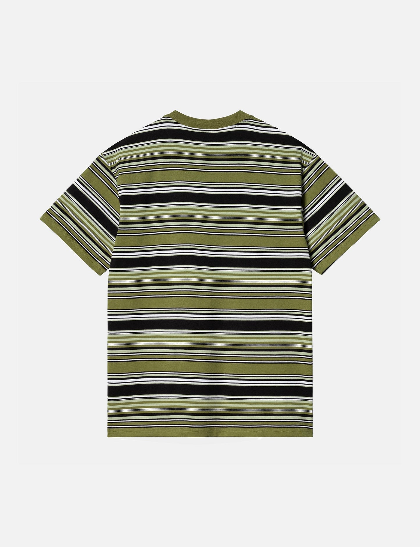 Lafferty T-Shirt (Stripe) - Kiwi Green