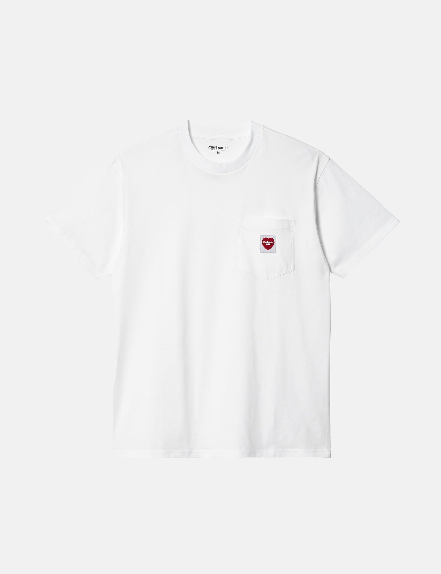 Pocket Heart T-Shirt (Loose) - White