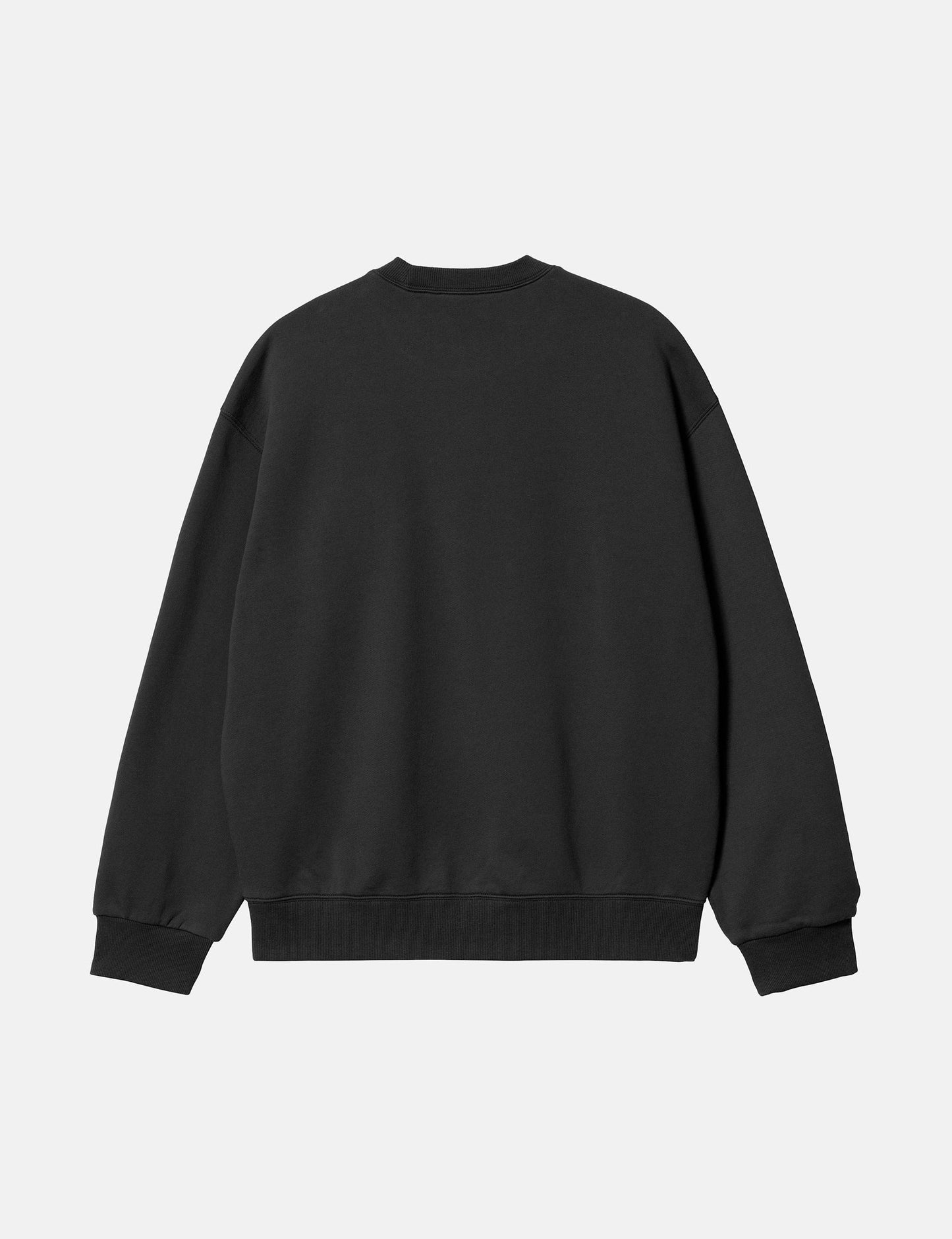 Heart Patch Sweatshirt - Black