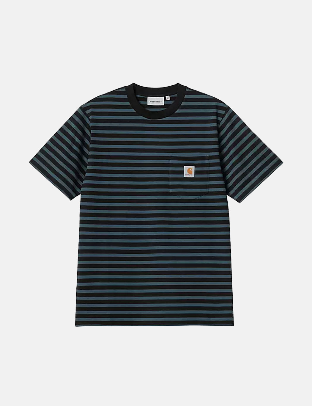 Seidler Pocket T-Shirt (Seidler Stripe) - Squid Dark Blue/Black