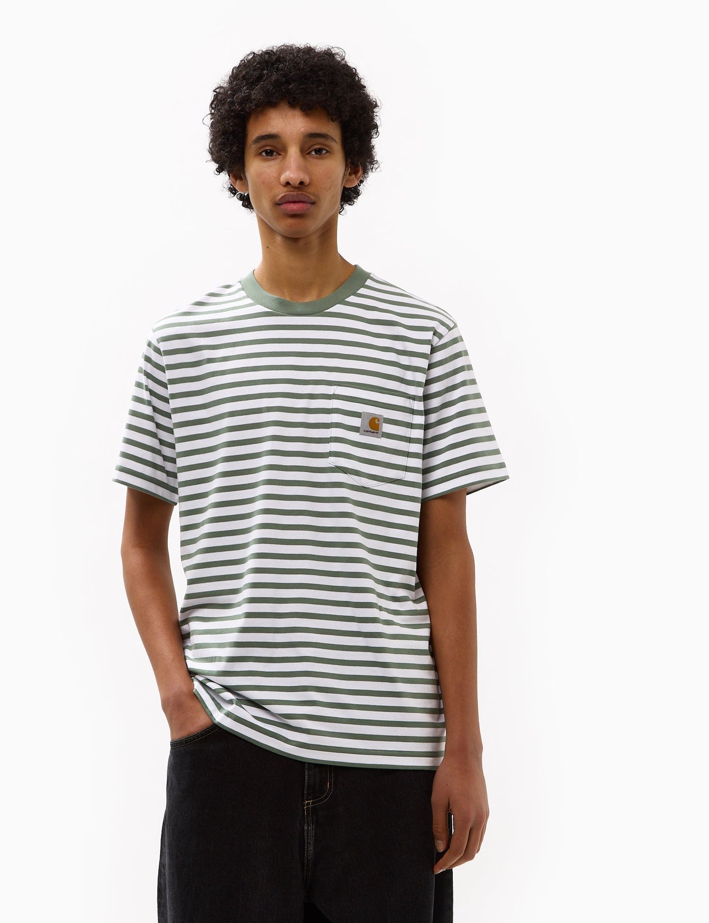 Seidler Stripe Pocket T-Shirt - Sorrent Blue