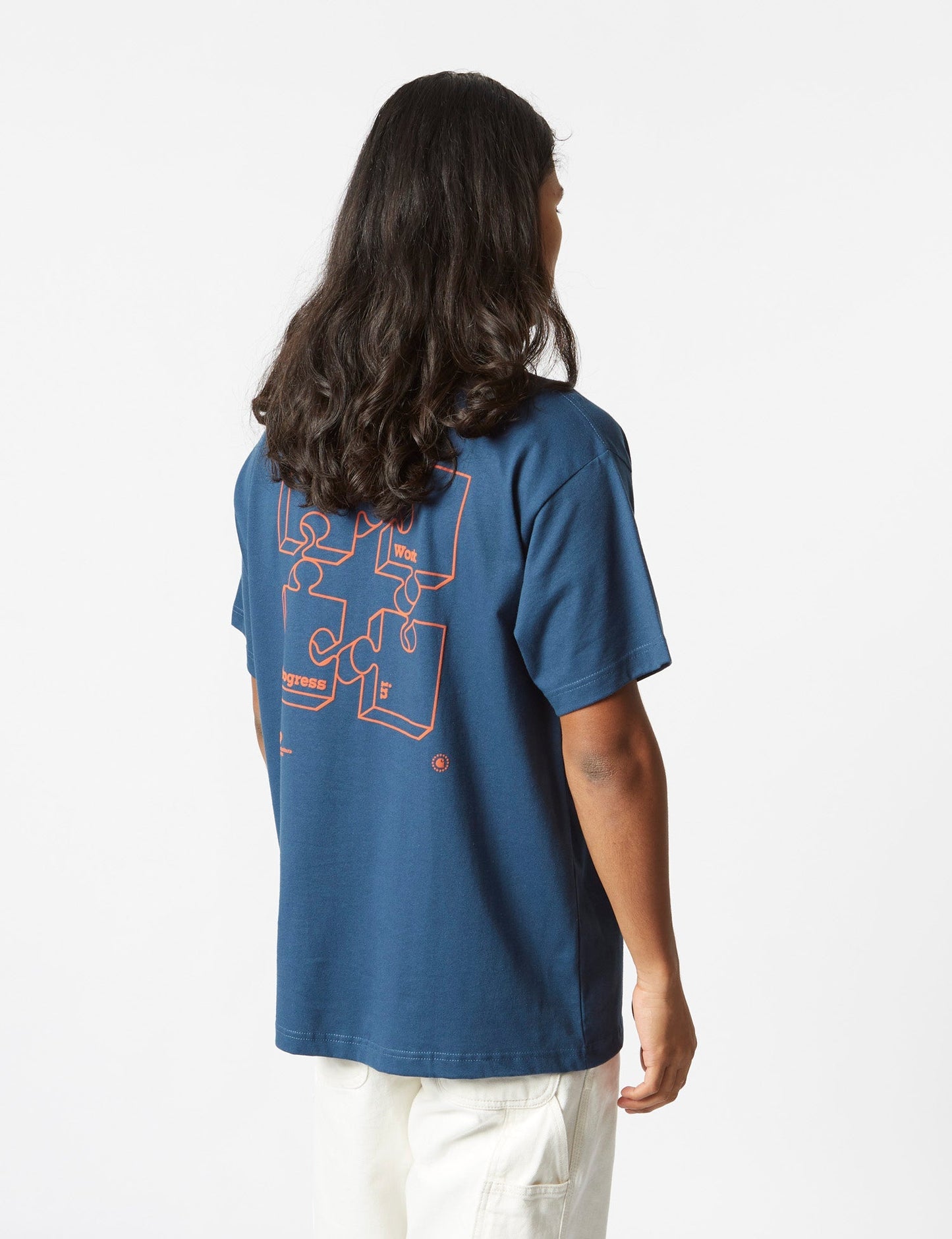 Assemble T-Shirt (Organic) - Squid Dark Blue