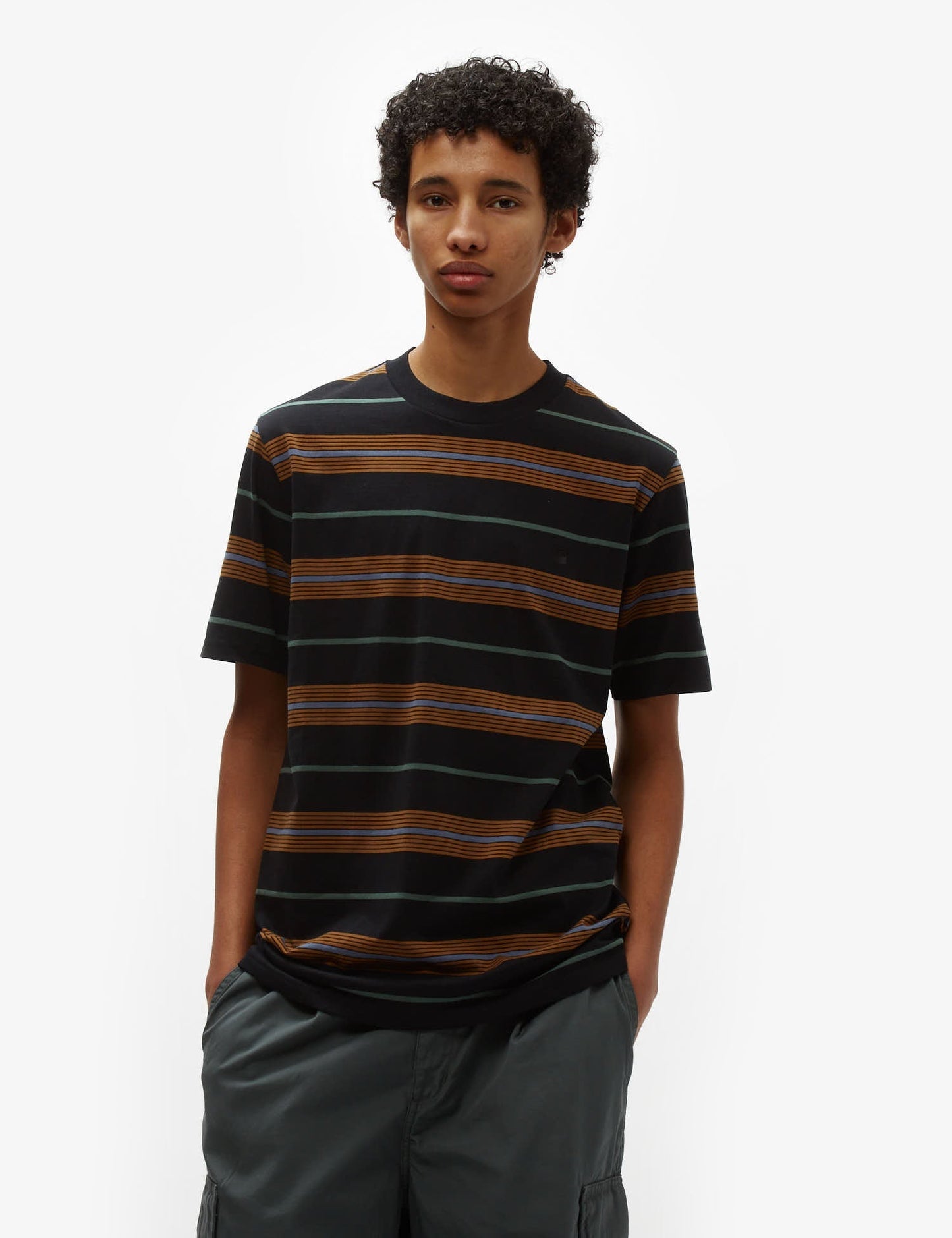 Haynes Stripe T-Shirt - Jura Green