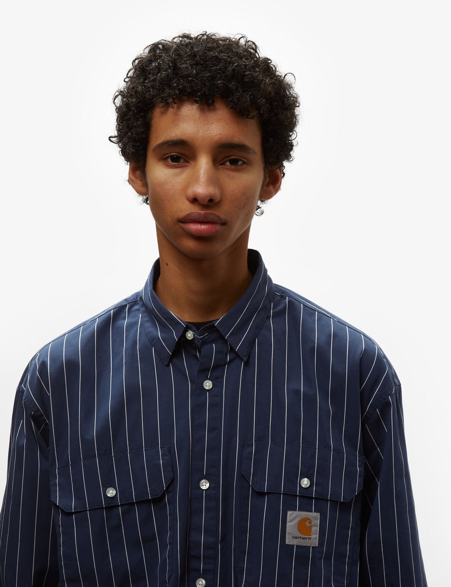 Orlean Stripe Shirt - Blue