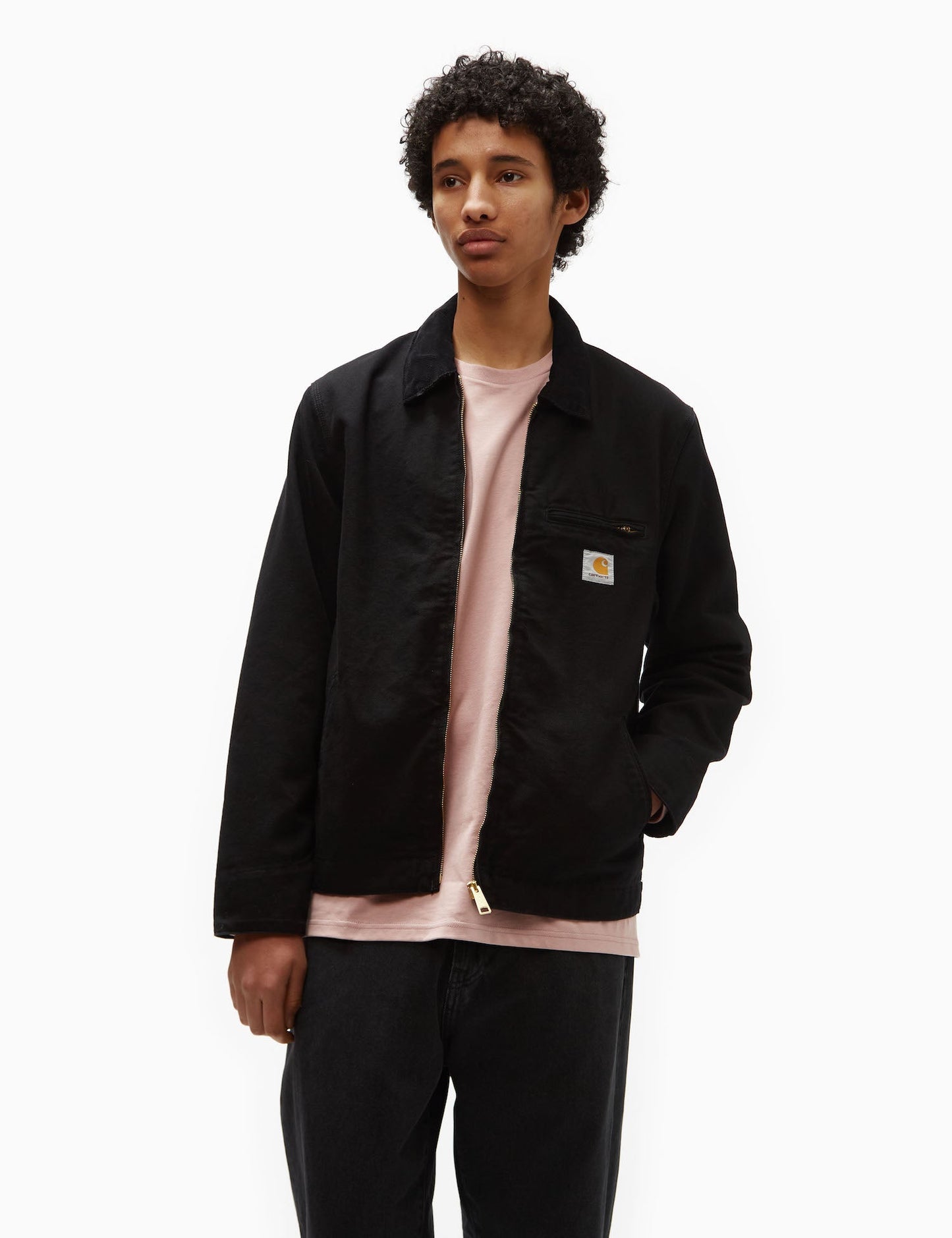 Detroit Jacket - Black/Black Rinsed