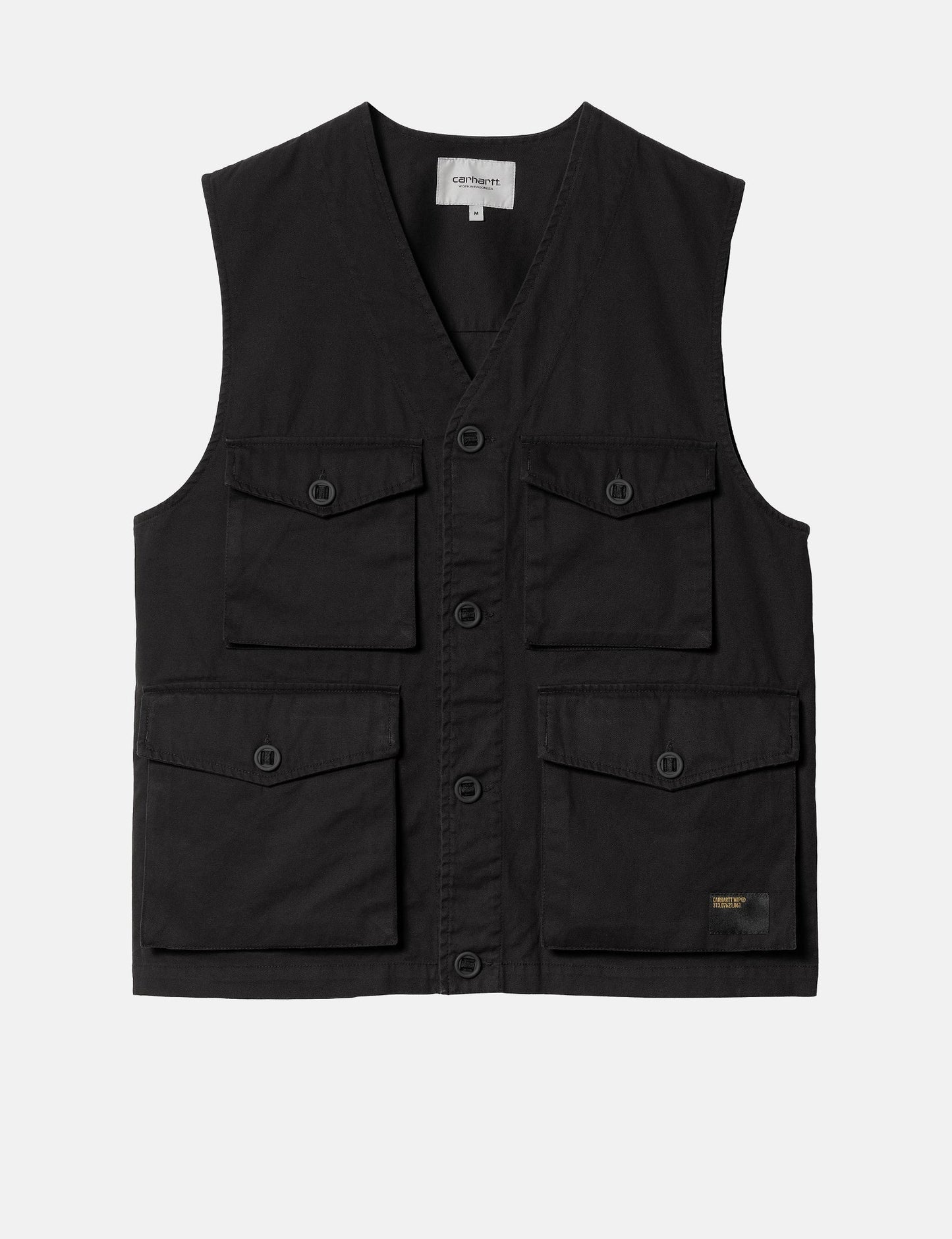 Unity Vest - Black Heavy Enzyme Wash