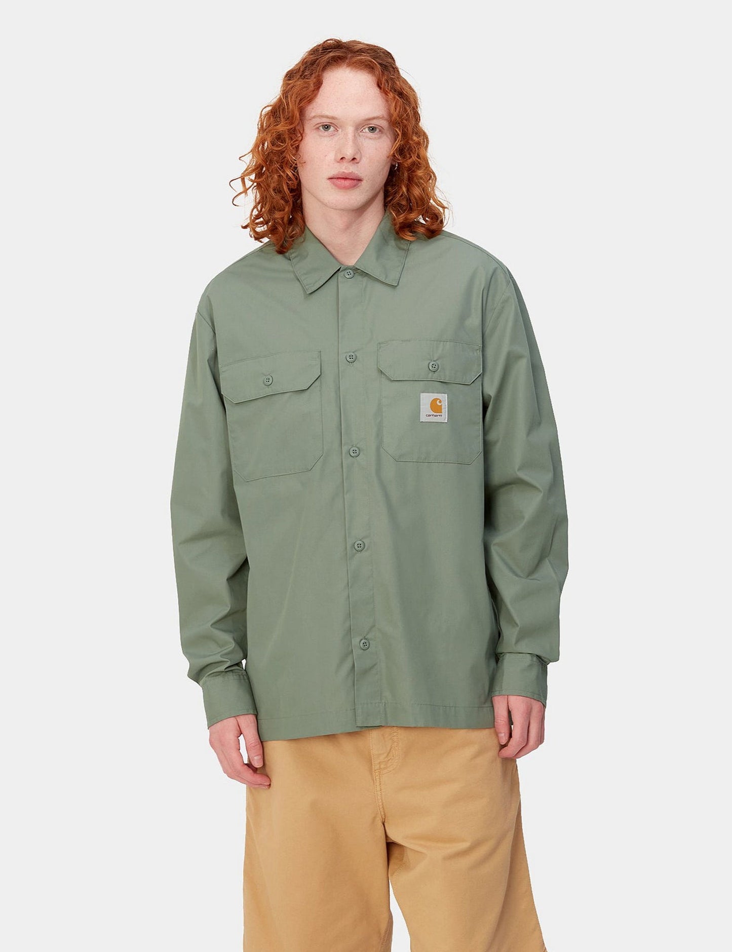 Long Sleeve Craft Shirt - Park Green