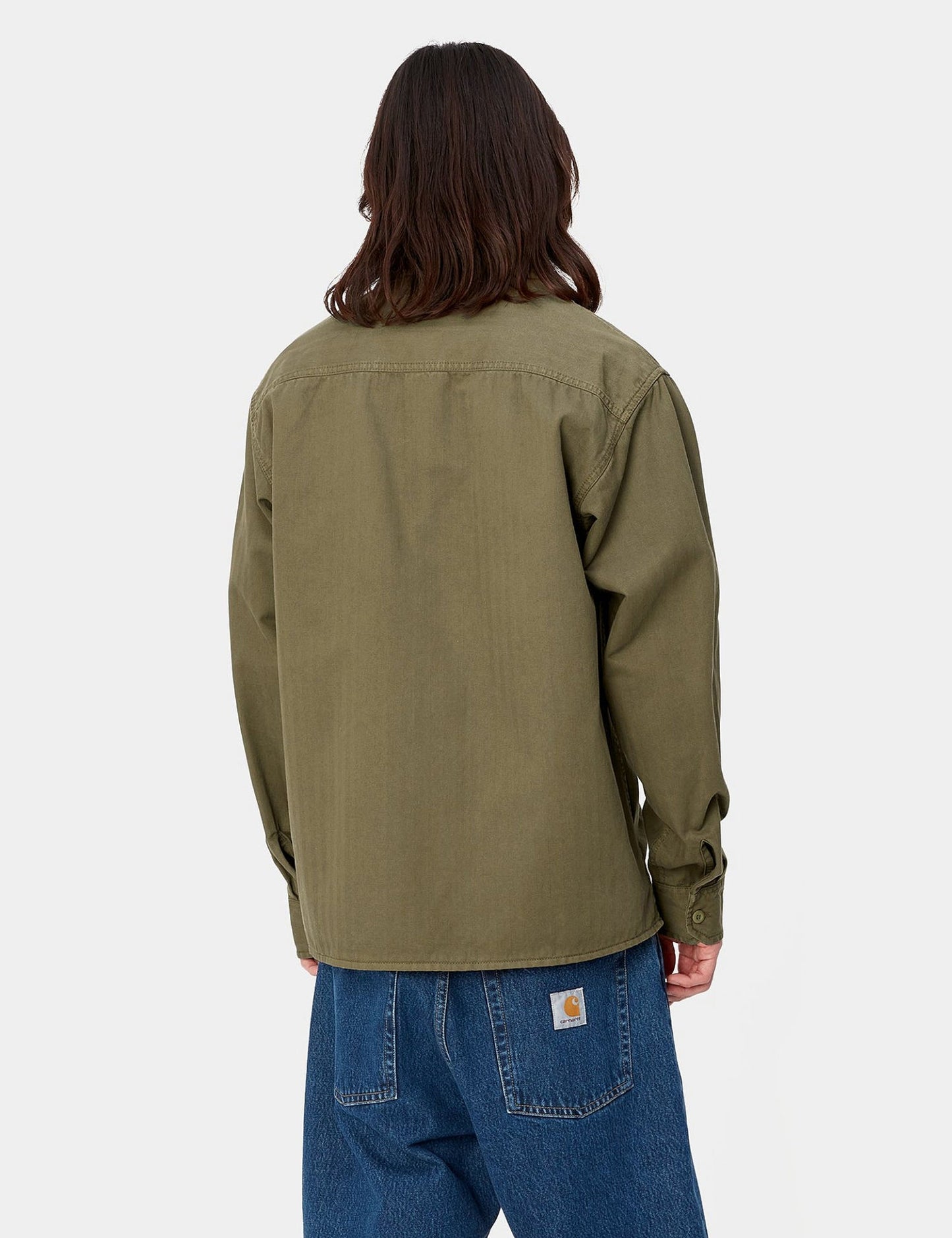 Rainer Over Shirt - Dundee Green Garment Dyed