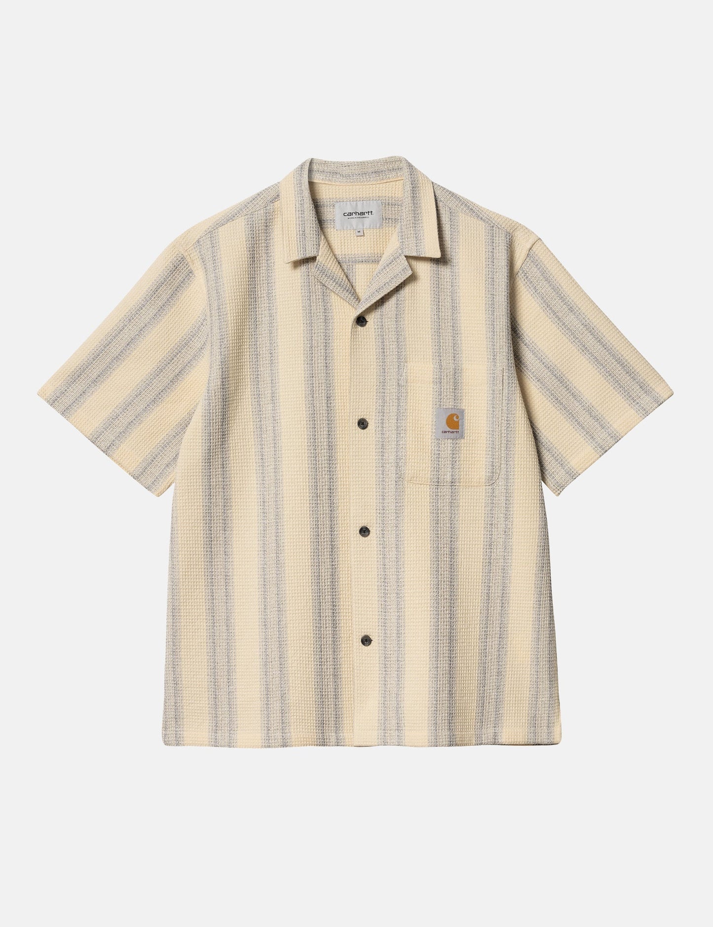 Short Sleeve Dodson Stripe Shirt - Misty Sky Blue